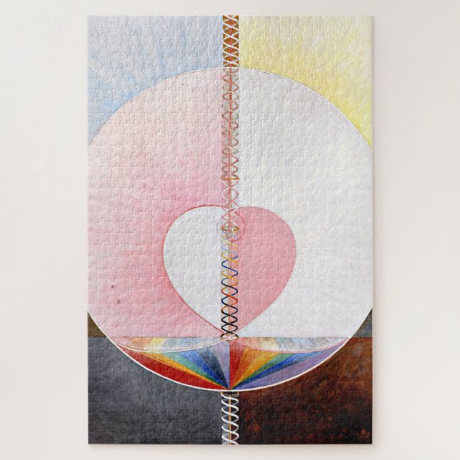 Quebra-cabeça Hilma af Klint - The Dove, No 1 (Vertical)