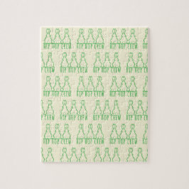 Quebra-cabeça Hip Hop Crew Cute Bunny Rabbits