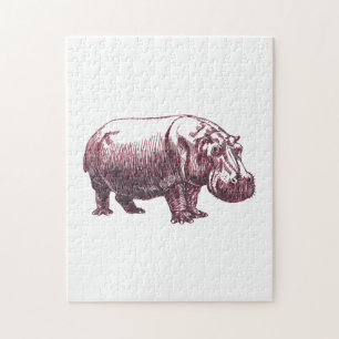 Quebra-cabeça Hippopotamus