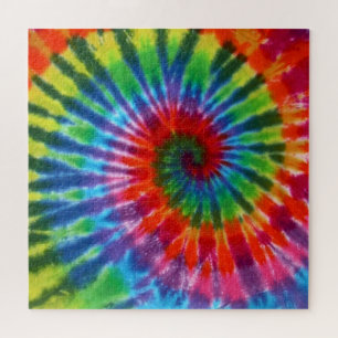 Quebra-cabeça Hippy Peace Retro 60s Tie Dye