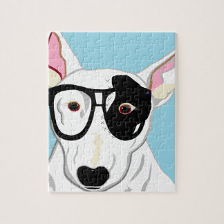 Quebra-cabeça Hipster bull terrier