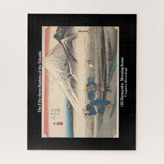 Quebra-cabeça Hiroshige Tokaido #01 Nihonbashi Vintage Japanese 