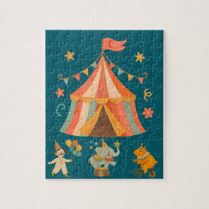 Quebra-cabeça História do Circo Retro