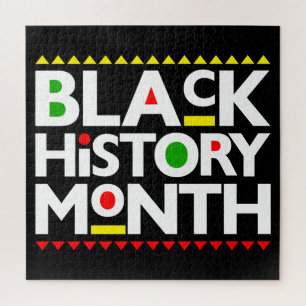 Quebra-cabeça História Negra Mês Melanin Rei Rainha Sista Bruh