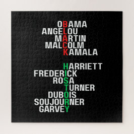 Quebra-cabeça História Negra Mês Melanin Rei Rainha Sista Bruh