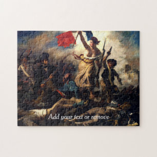 Quebra-cabeça Historic French "Liberty Leading the Pessoas" 1830