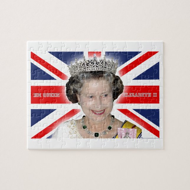 Quebra-cabeça HM Queen Elizabeth II - Foto Pro (Horizontal)