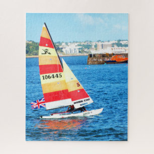 Quebra-cabeça Hobie sailing boat in Jersey