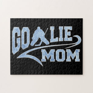 Quebra-cabeça Hockey Goalie Mãe - Cauda Atlética