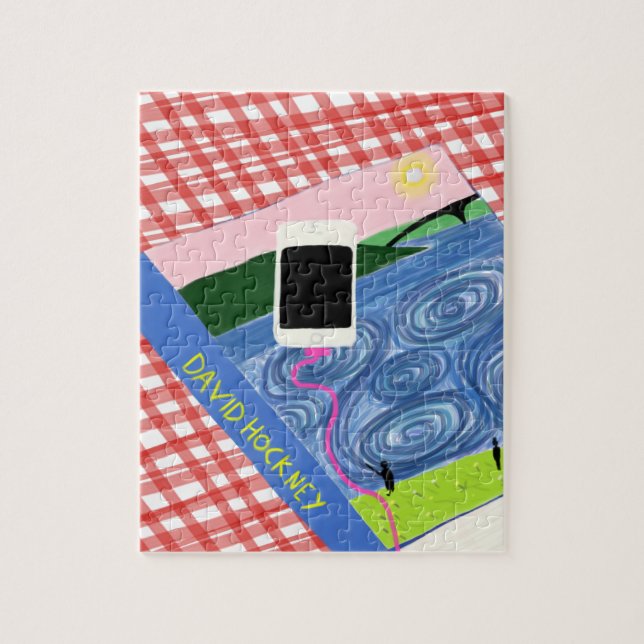 Quebra-cabeça Hockney estilo (Vertical)