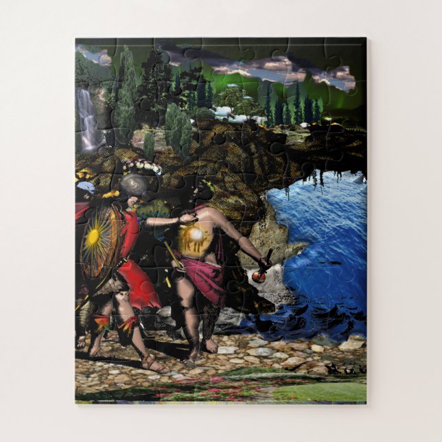 Quebra-cabeça Hog well Hung - Iniciação de Francis Bacon (Vertical)