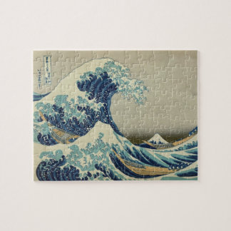 Quebra-cabeça Hokusai: Grande onda fora de Kanagawa