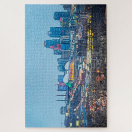 Quebra-cabeça Holiday Lights, Centro Kansas City, Missouri