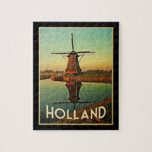 Quebra-cabeça Holland Windmill