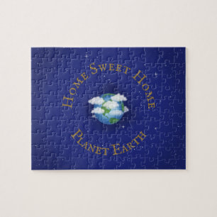 Quebra-cabeça "Home Sweet Home Planet Earth" Astronomia Whimsica