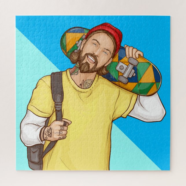 Quebra-cabeça homem (Vertical)