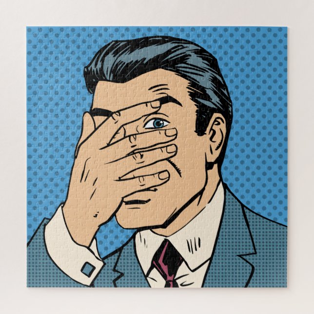 Quebra-cabeça homem (Vertical)