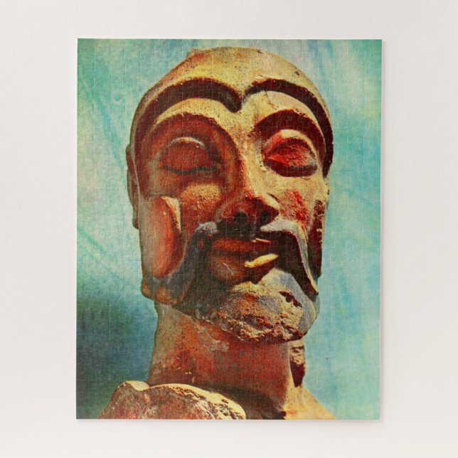 Quebra-cabeça homem de pedra (Vertical)