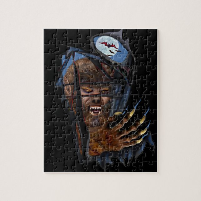 QUEBRA-CABEÇA HOMEM-LOBO RUJIR DO RASGO (Vertical)