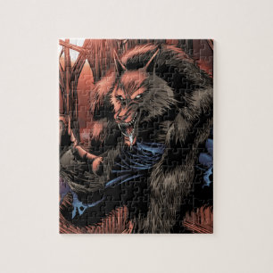 Quebra-cabeça Homem-lobo vermelho da lua