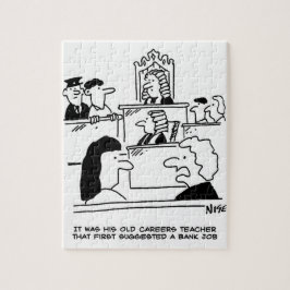 Quebra-cabeça Homem no tribunal que roubou um banco