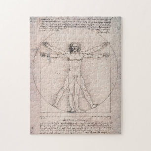 Quebra-cabeça Homem Vitruviano: Leonardo da Vinci