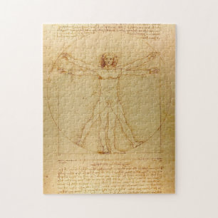 Quebra-cabeça Homem Vitruviano por Leonardo Da Vinci