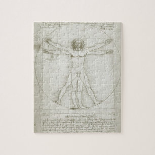 Quebra-cabeça Homem Vitruviano por Leonardo da Vinci