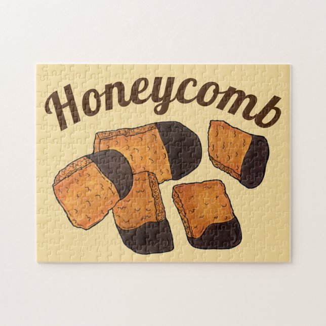 Quebra-cabeça HONEY Honeycomb Sponge Cinder Toffee Candy (Horizontal)