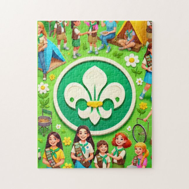 Quebra-cabeça Honra da escoteira (Vertical)