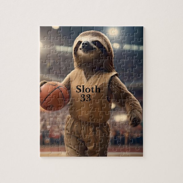 Quebra-cabeça Hoops and Hangs: The Slam Dunking Sloth, (Vertical)