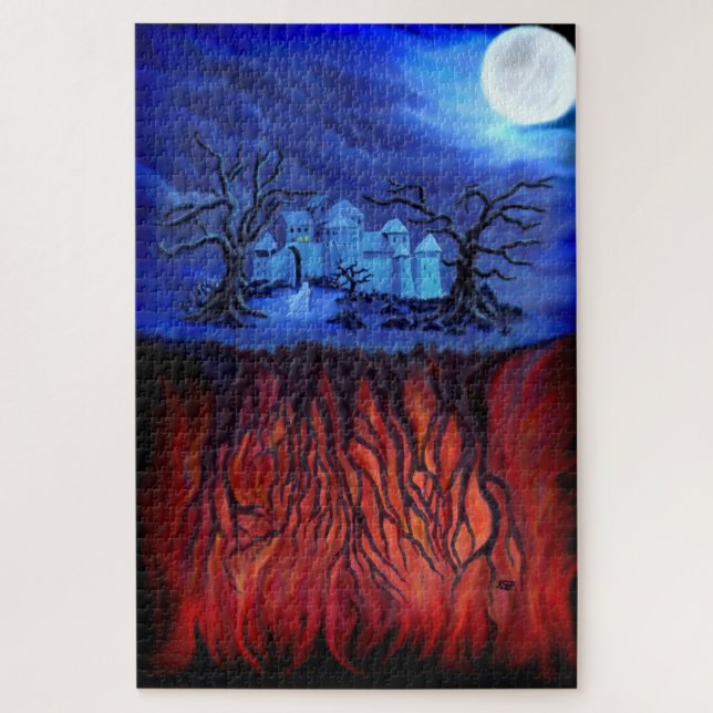 Quebra-cabeça Hora das bruxas, entre o céu e o inferno (Vertical)