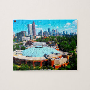Quebra-cabeça Horizonte de Atlanta Geórgia