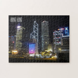 Quebra-cabeça horizonte de Hong Kong