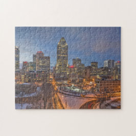 Quebra-cabeça Horizonte de Montreal.