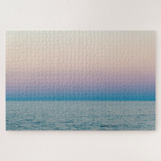 Quebra-cabeça Horizonte de paisagem marítima italiana difícil e  (Horizontal)