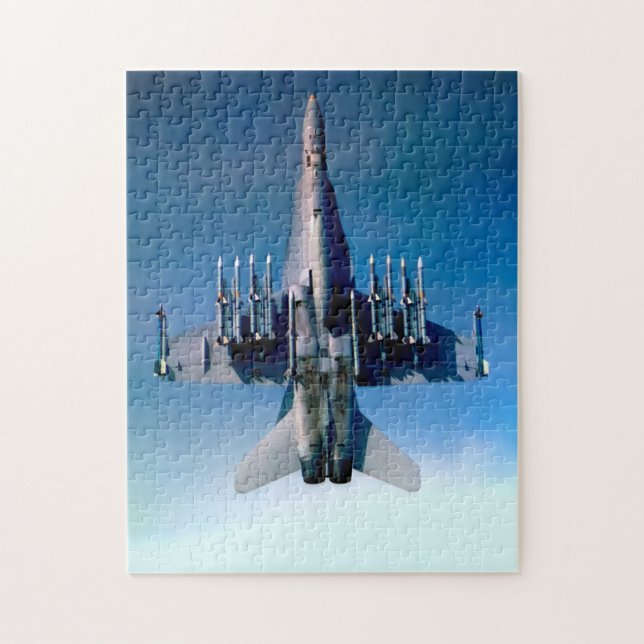 Quebra-cabeça HORNET F/A-18C (11x14 POLEGADAS) (Vertical)