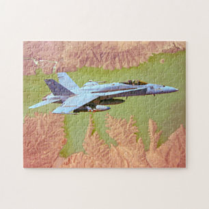 Quebra-cabeça HORNET F/A-18C (11x14 POLEGADAS)