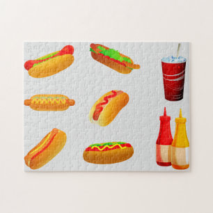 QUEBRA-CABEÇA HOTDOG PUZZLE.