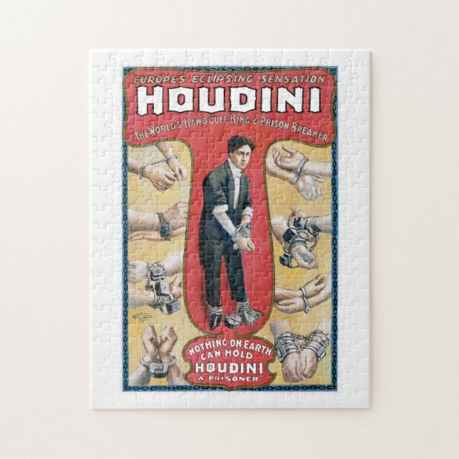 Quebra-cabeça Houdini ~ Vintage Handalgff escape (Vertical)