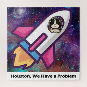 Quebra-cabeça Houston Temos Um Problema Porquinho da Índia Espaç