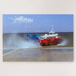 Quebra-cabeça Hovercraft da British Cross Channel. década de 197