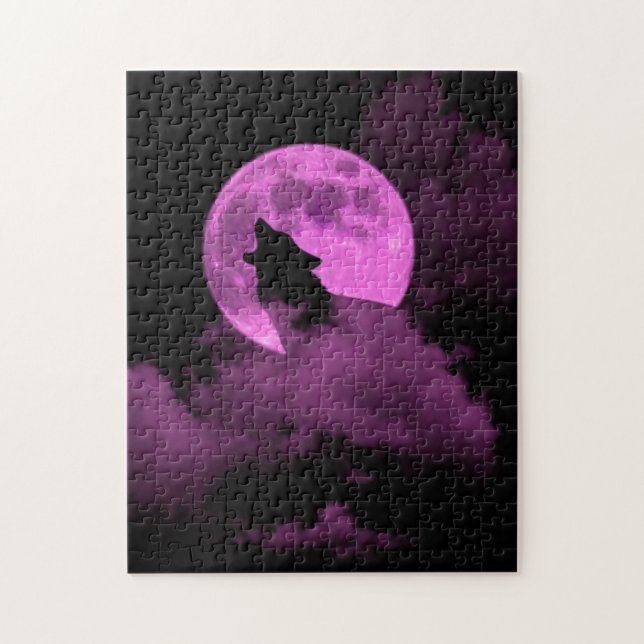 Quebra-cabeça howling wolf (Vertical)