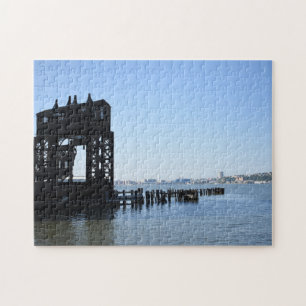 Quebra-cabeça Hudson River Dock New York City NYC Photography