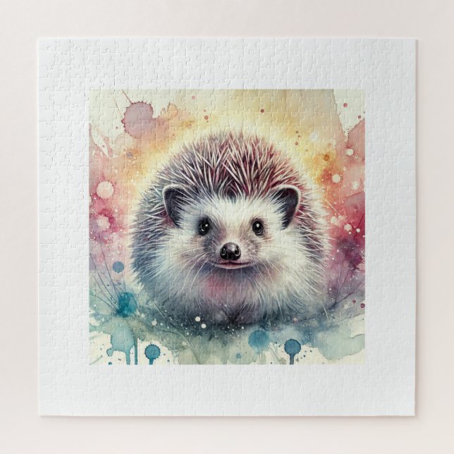 Quebra-cabeça Hughs Hedgehog 280624AREF115 - Watercolor (Vertical)