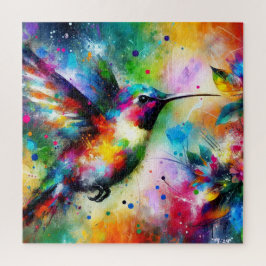 Quebra-cabeça Hummingbird Impressionista Whimsical Colorcista