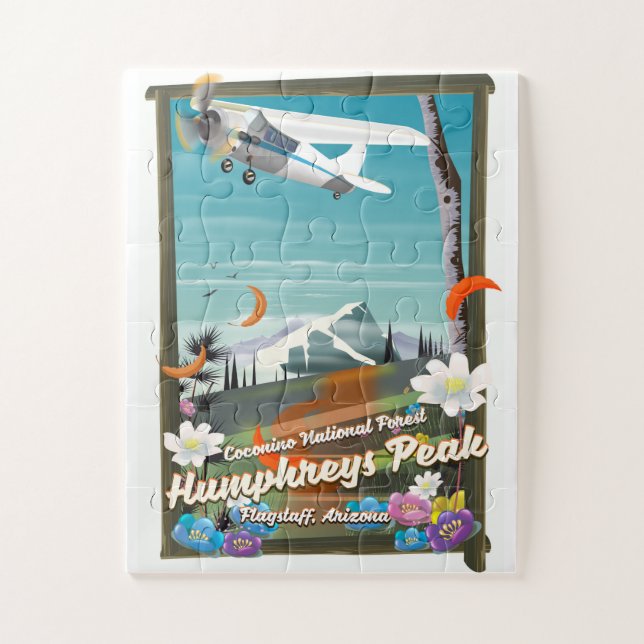 Quebra-cabeça Humphreys Peak,Humphreys Peak,Flagstaff,Arizona (Vertical)