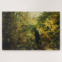 Hunter in the Forest (por H.A. Brendekilde)