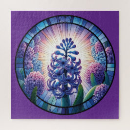 Quebra-cabeça Hyacinth Stainth Glass Art