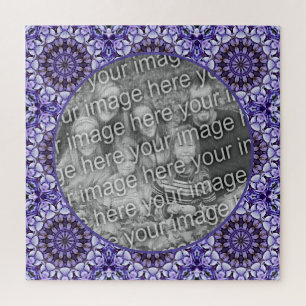 Quebra-cabeça Hydrangea Flower Petals Abstrato Adicionar sua fot